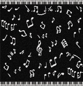 Imabari towel Towel Handkerchief Music Music Note M