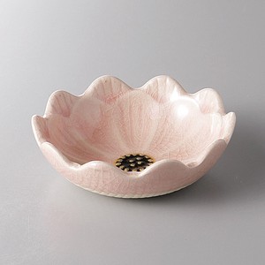 Mino ware Side Dish Bowl Pink Daisy