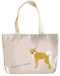 【柴犬/Dog(犬)】ショッピングバッグ 柴犬 ブラウン