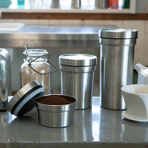 【DULTON　ダルトン】STAINLESS JAR WITH PRESS LID S ステンレス ジャー ウィズ プレス リッド S