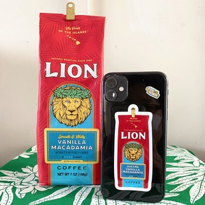 LION COFFEE ステッカー　パッケージ