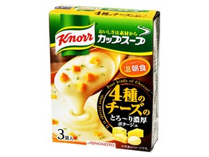 クノール カップスープ 4種のチーズ濃厚ポタ 3袋 x10 【カップスープ】