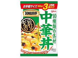 グリコ DONBURI亭 中華丼 3食パック 160gX3 x10 【丼・レトルト】
