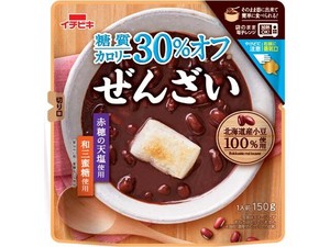 イチビキ 糖質カロリー30％オフ ぜんざい 150g x10 【和菓子】