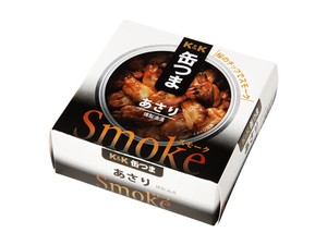 K&K 缶つまSmoke あさり 40g x12 【おつまみ・缶詰】