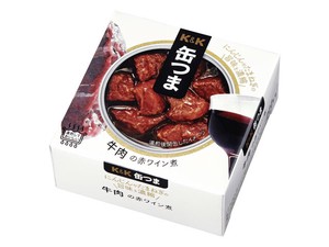 K&K 缶つま 牛肉の赤ワイン煮 100G x12 【おつまみ・缶詰】