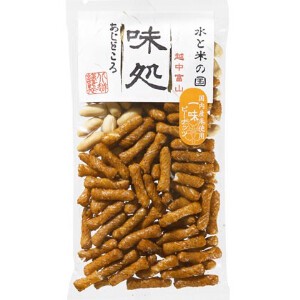 北越 味処 一味ピーナッツ 60g x8 【米菓】