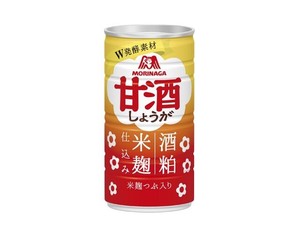 森永製菓 甘酒しょうが 缶 190g x30【甘酒・酢】