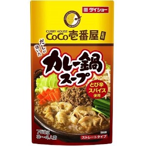 ダイショー CoCo壱番屋カレー鍋スープ 750g x10 【つゆ・だし】