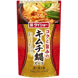 ダイショー キムチ鍋スープ R20 750g x10 【つゆ・だし】