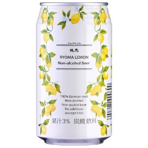 日本ビール 龍馬1865 レモン 缶 350ml x24 【ジュース】