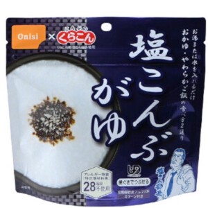 尾西食品 塩こんぶがゆ 46g x50 【防災食】