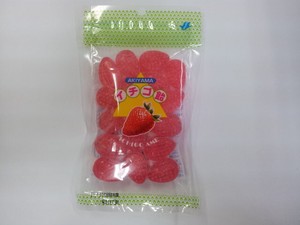 秋山製菓 イチゴ飴 80g x10 【飴・グミ・ラムネ】
