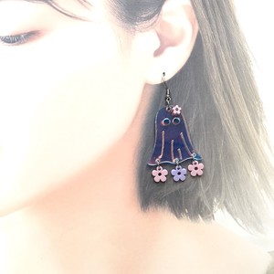 Clip-On Earrings Flowers
