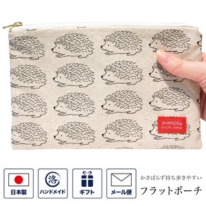Pouch Series Hedgehog Flat Pouch Natural