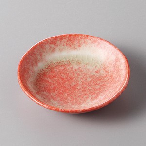 Mino ware Small Plate Red Plum