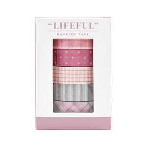Washi Tape Lifefull Masking Tape Box Set Pink Life