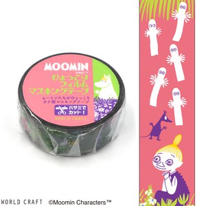 WORLD CRAFT Planner Stickers Moomin Film Clear Tape Garden Character