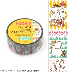 WORLD CRAFT Planner Stickers Moomin Film Clear Tape Character Going