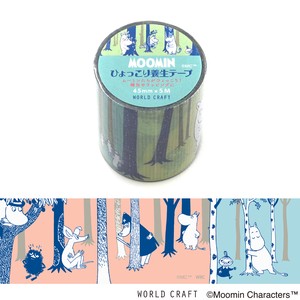 WORLD CRAFT Washi Tape Character Forest Moomin Curing Tape