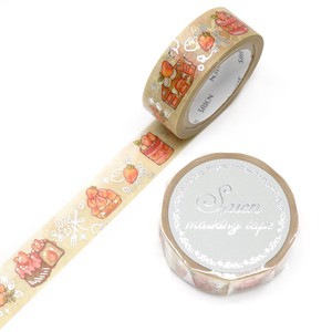Washi Tape Washi Tape Strawberry Sweets M Silver Foil