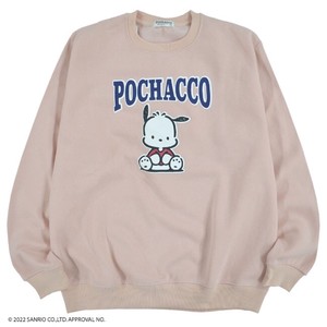 Sweatshirt Pudding Long Sleeves Sweatshirt Brushed Lining Sanrio Characters Tops Pochacco