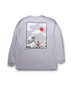 T-shirt Long T-shirt Cotton Japanese Pattern