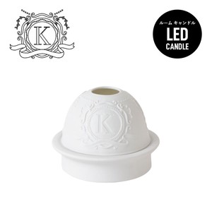 INITIAL DECORATION LED ROOM CANDLE K / イニシャル デコレーション LEDルームキャンドル K
