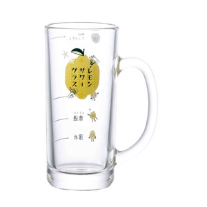 【東洋佐々木ガラス】レモンサワー ジョッキ　目安付　日本製　made in Japan