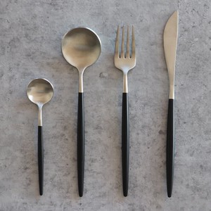 Spoon sliver Set black 4-pcs