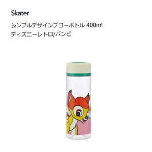 Desney Water Bottle Design Bambi Skater Retro 400ml