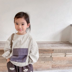 韓国スタイル　長袖のシャツ　ボトムスシャツ　ベビー　新生児　キッズ　子供服