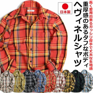 Button Shirt Check Made in Japan