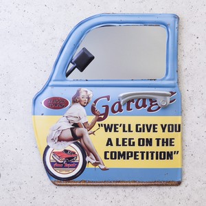 カー ドアミラー Car Door Mirror "GARAGE Girl"