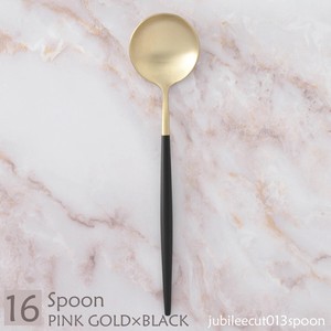 Spoon single item Pink black