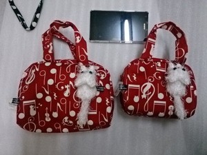 Plushie/Doll Pouch with Mascot Made in Japan