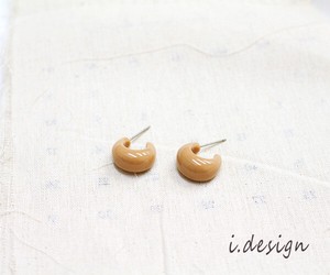 Pierced Earrings Titanium Post Volume Simple