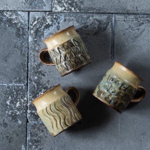 モールドマグ　マグカップ　MOLD MUG　瀬戸焼 日本製　コーヒー　陶器