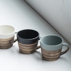 ティンバーマグ　マグカップ　TIMBER MUG　美濃焼 日本製　3色　コーヒー　陶器