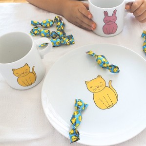 Mino ware Mug Porcelain Usagi Cat Rabbit M Neko Made in Japan