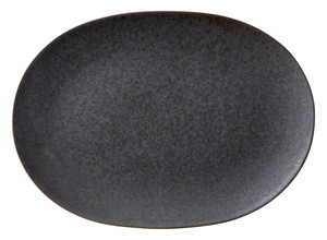 美濃焼 食器 グレーゼアース ブラックオーバルトレー（小） MINOWARE TOKI 美濃焼