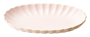 Mino ware Main Plate Pink 24cm