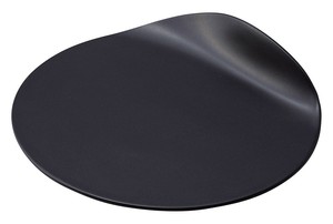 Mino ware Main Plate black 20.5cm