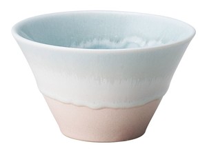 Mino ware Side Dish Bowl Pink Blue Pastel
