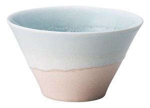 Mino ware Side Dish Bowl Pink Blue Pastel