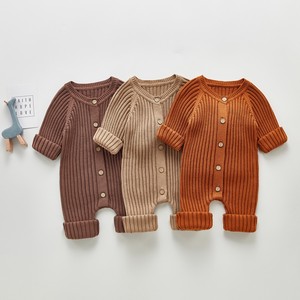 Baby Dress/Romper Knitted Long Sleeves Rompers Kids