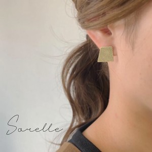 Clip-On Earrings Earrings Simple Made in Japan