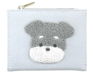 【犬モチーフ雑貨】【もこシュナ】フラットミニ財布　もこシュナ　210559