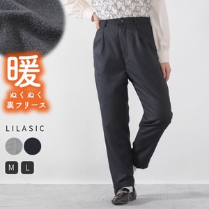 Full-Length Pant Flip Side Fleece Brushed Lining Ladies' Tapered Pants