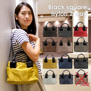 Handbag Nylon black Mini-tote 2-way Popular Seller